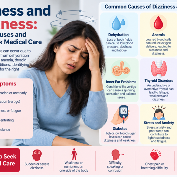 Dizziness and Weakness  Causes and Care